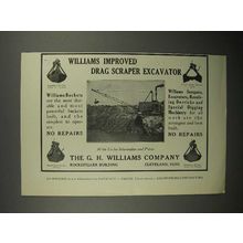1911 G.H. Williams Company Drag Scraper Excavator Ad