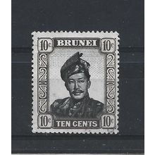Brunei.SG106 10c Sultan Omar Ali Saifuddin.Fine Used.Aug25j