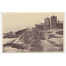 Looking West The Landslip Black Rock Brighton East Sussex Postcard 178