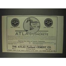 1910 Atlas Portland Cement Ad - None Just as Good