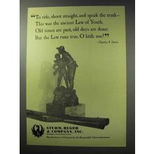 1964 Ruger Firearms Ad - Speak the Truth