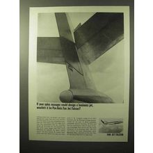 1964 Pan Am Fan Jet Falcon Ad - Your Sales Manager