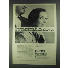 1967 TWA Airlines Ad - Take Your Husband With You