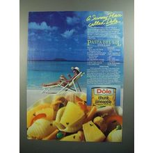 1984 Dole Chunk Pineapple Ad - Pasta del Sol Recipe
