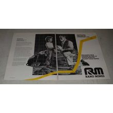 1988 Rand Mines Ad - Improving the Line By Improving Life
