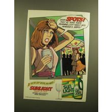 1988 Sunlight Detergent Ad - Darn Spots! Sent Todd Running Into Marsha's Arms