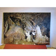 GOUGH'S CAVE, CHEDDAR, SOMERSET unused king-sized postcard J Arthur Dixon (b) #