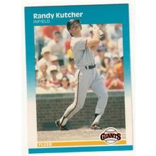 1987 Fleer Randy Kutcher baseball Rookie card #276 - RC