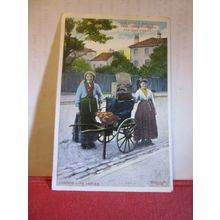 FORTUNE TELLERS, LONDON LIFE SERIES used antique postcard 1911 pm =