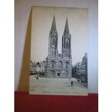 NOTRE-DAME, THE CATHEDRAL, SAINT-LO, MANCHE, France unused antique postcard =