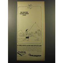 1960 Varig Airlines Advertisement - This Christmas Discover Summer in Rio