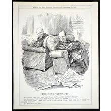 OCCUPATIONISTS 1923 Leonard Raven-Hill Benito Mussolini PUNCH CARTOON PAGE