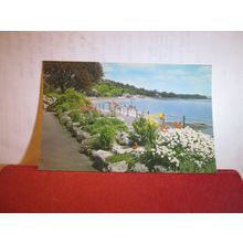 THE PROMENADE GARDENS, GRANGE-OVER-SANDS, Cumbria used postcard 1981 pm =