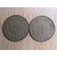 Malta 1972 1 Cent Coin