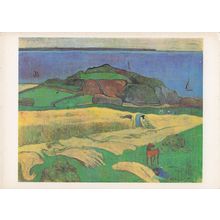 Paul Gauguin Harvent La Pouldu Tate Gallery Painting Postcard