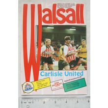 1994 programme Walsall v. Carlisle United, 30/8