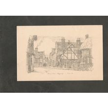 Postcard Sussex Steyning Church Street