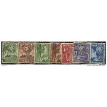 1943 7 different values - #63 fine used (o)