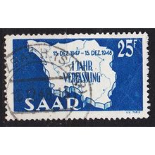 GERMANY Saar [1948] MiNr 0261 III ( O/used )