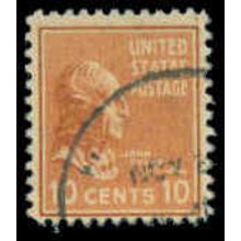 Used 815 10c John Tyler Barely Clears M07958