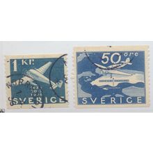 Sweden Stamps Scott #262 To 263, Used