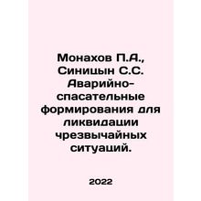 Monakhov P.A., Sinitsyn S.S. Emergency and rescue formations for emergency res
