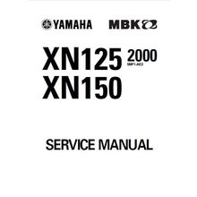 YAMAHA XN125 XN150 SERVICE MANUAL 2000 SCOOTER 259 PAGES IN ENGLISH