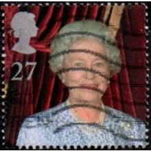 2000 Queen Mum's 100th Birthday. 27p Value, Queen ELizabeth G/Use From Minisheet