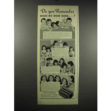 1939 Palmolive Soap Ad - The Dionne Quintuplets