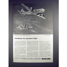 1945 Boeing Stratocruiser, B-29 Superfortress Plane Ad!