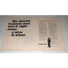 1964 Western Union Ad - The Shrewd Business Man
