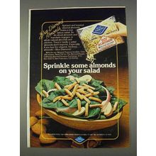 1982 Blue Diamond Slivered Almonds Ad - Your Salad