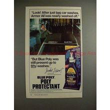 1982 Blue Poly Protectant Ad w/ Jackie Stewart - Look!