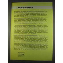 1982 Hughes Aircraft Ad - Their Professional Careers