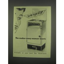 1949 Cannon Cooker Ad - every woman wants