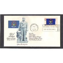 FDC Fleetwood 1658 13c Michigan (Cachet-U/A) CV01180