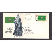 FDC Fleetwood 1674 13c Washington (Cachet-U/A) CV01230
