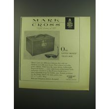 1949 Mark Cross Little Money Train Box Advertisement