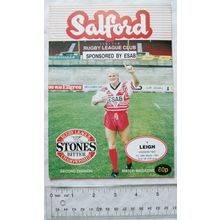 1990 programme Salford v. Leigh