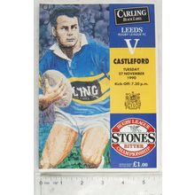 1990 programme Leeds v. Castleford