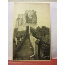 THE KEEP, ARUNDEL CASTLE, SUSSEX. unused vintage postcard printed (B) =