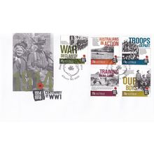 Century of The Great War FDC WW1 1914 1918 Albany WA First Day Cover