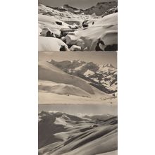 Man Made Bridge Adelboden Winter Wonderland 3x Switzerland Postcard s