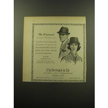 1959 F.R. Tripler Fashion Advertisement - The Wynwood matching twosome hats