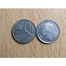 Belgium 1990 1 Franc Belgique (French Text) Coin