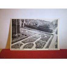 ELIZABETHAN KNOTT GARDEN, HAMPTON COURT PALACE, LONDON unused vintage postcard =