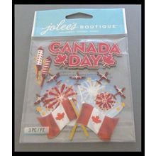 Jolee's Boutique Canada Day Flag Fireworks Stickers