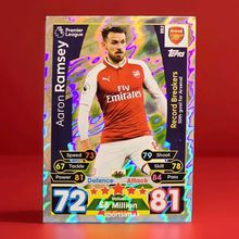Match Attax 2017-2018 EXTRA Aaron Ramsey Arsenal Record Breakers No. RB2 Topps