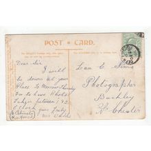 1906 Cefn-Y-Bedd Welsh Single Ring Postmark on Postcard
