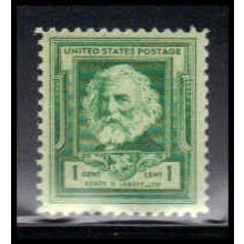 864 1c Henry Longfellow Fine MNH KA2520